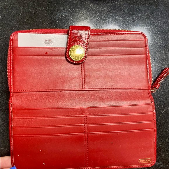 COACH Signature Bag with Matching Wallet - Picture 7 of 10